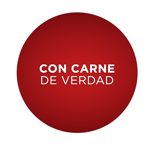 Con carne de verdad