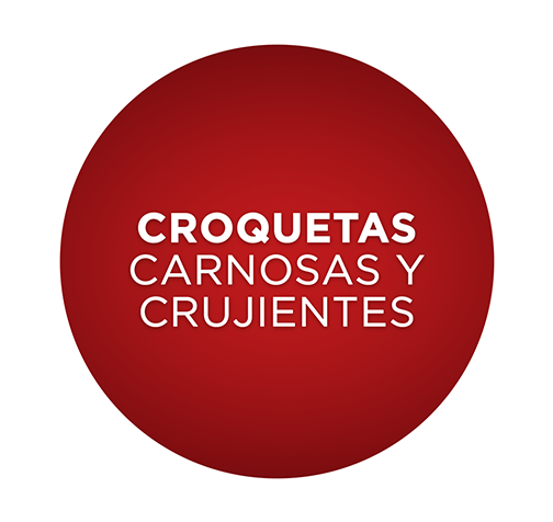 Croquetas carnosas y crujientes