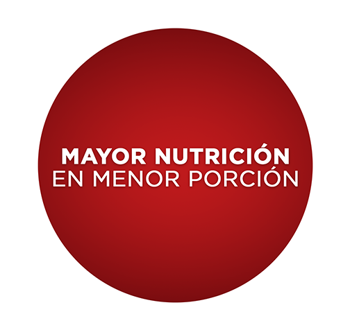 Mayor nutrición en menor porción